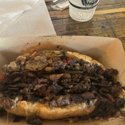 Truck Yard signature dishes Philly Cheesesteaks (from the on-site kitchen), craft cocktails on tap, and a rotating selection of dishes from various food trucks.
﻿